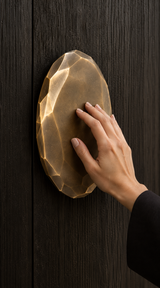 Organic Bronze Door Pull