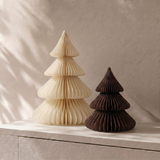 Tier Paper Christmas Tree Off White