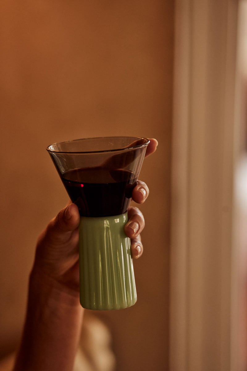 Kairos Wine Glass - Mint | By Saarde