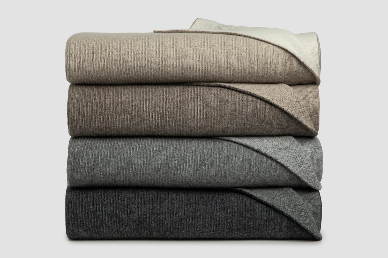 Reversible Rib Angora & Merino Wool Blankets By bemboka Artifex