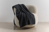 Chain Rib Angora & Merino Wool Throws | By bemboka