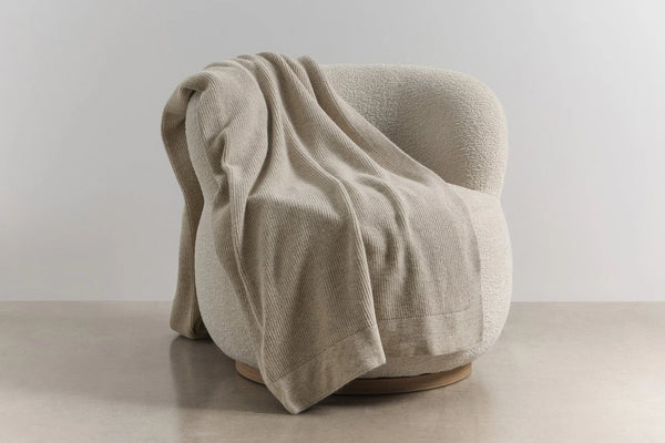 Chain Rib Angora & Merino Wool Throws | By bemboka