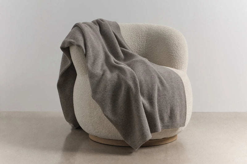 Fine Rib Angora & Merino Wool Throws | By bemboka