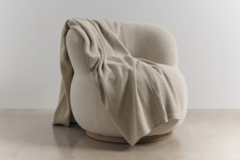 Fine Rib Angora & Merino Wool Throws | By bemboka