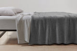 Wide Rib Italian Cashmere Blankets