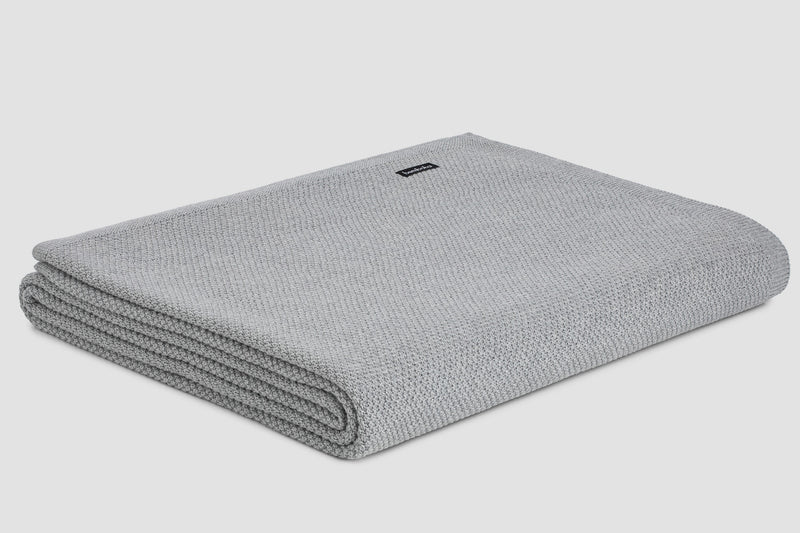 Moss Stitch Cotton Throws | By bemboka