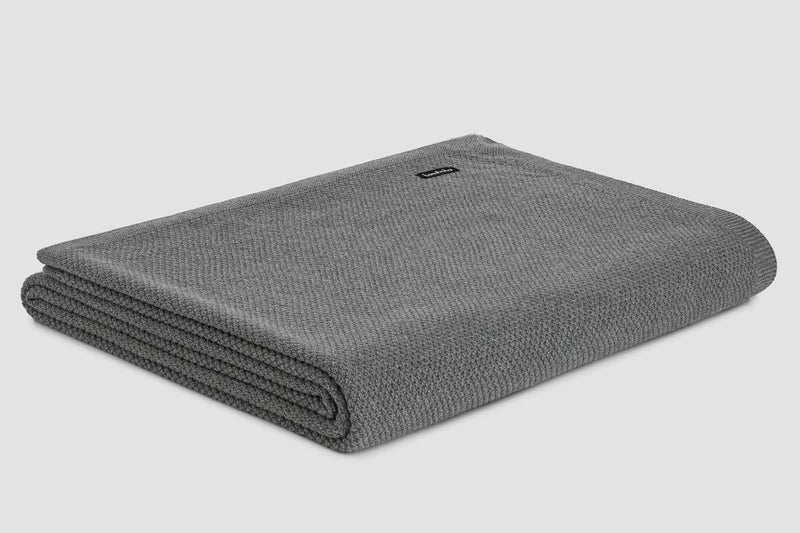 Moss Stitch Cotton Throws | By bemboka