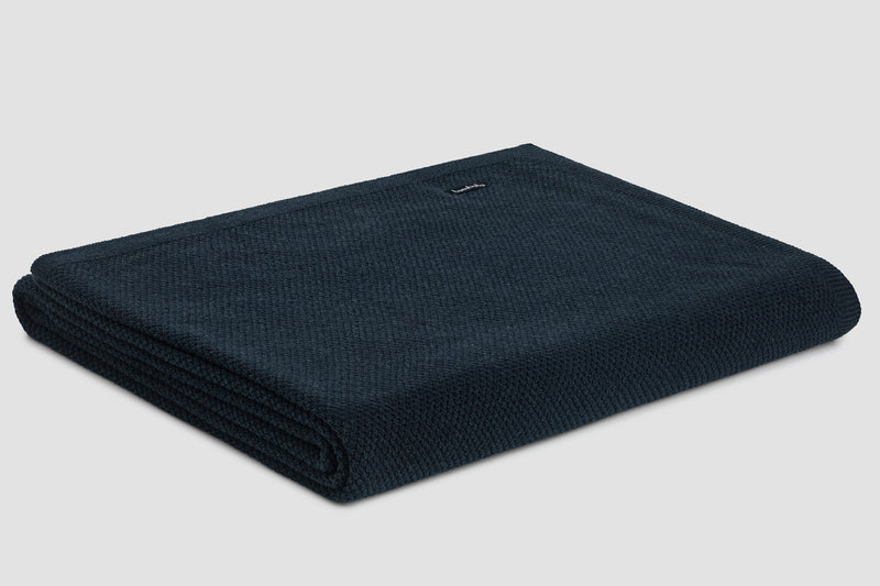 Moss Stitch Cotton Throws | By bemboka