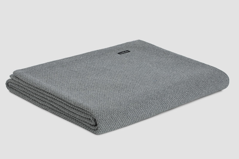 Moss Stitch Cotton Throws | By bemboka