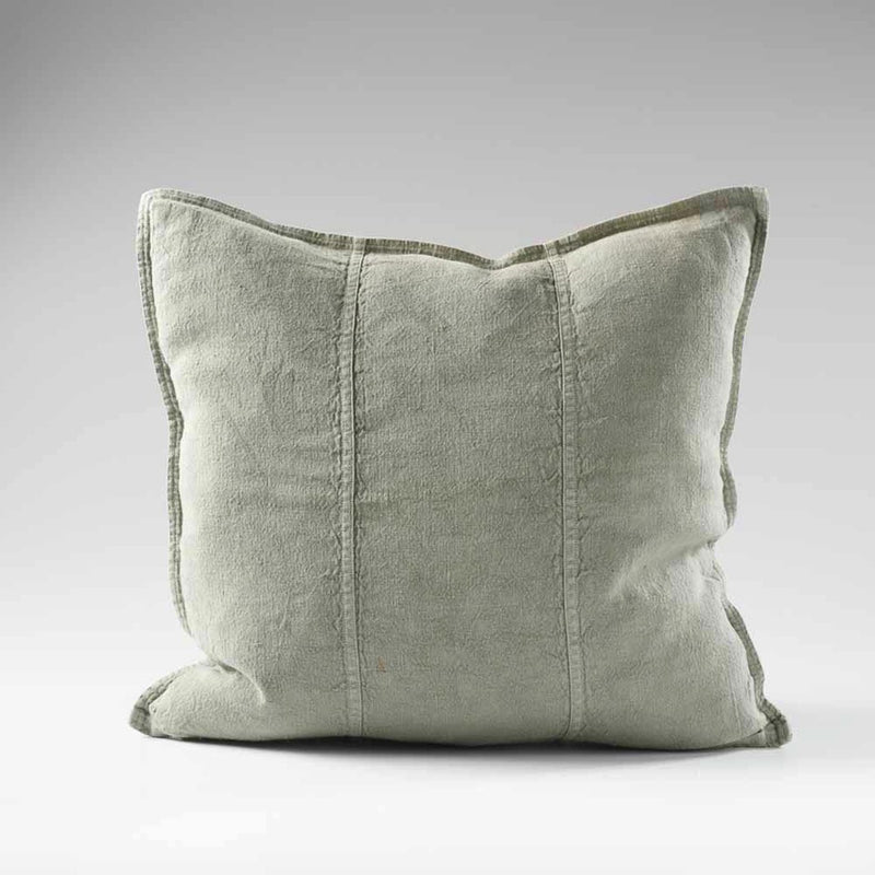 Luca Outdoor Linen Cushion - Pistachio