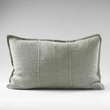 Luca Outdoor Linen Cushion - Pistachio