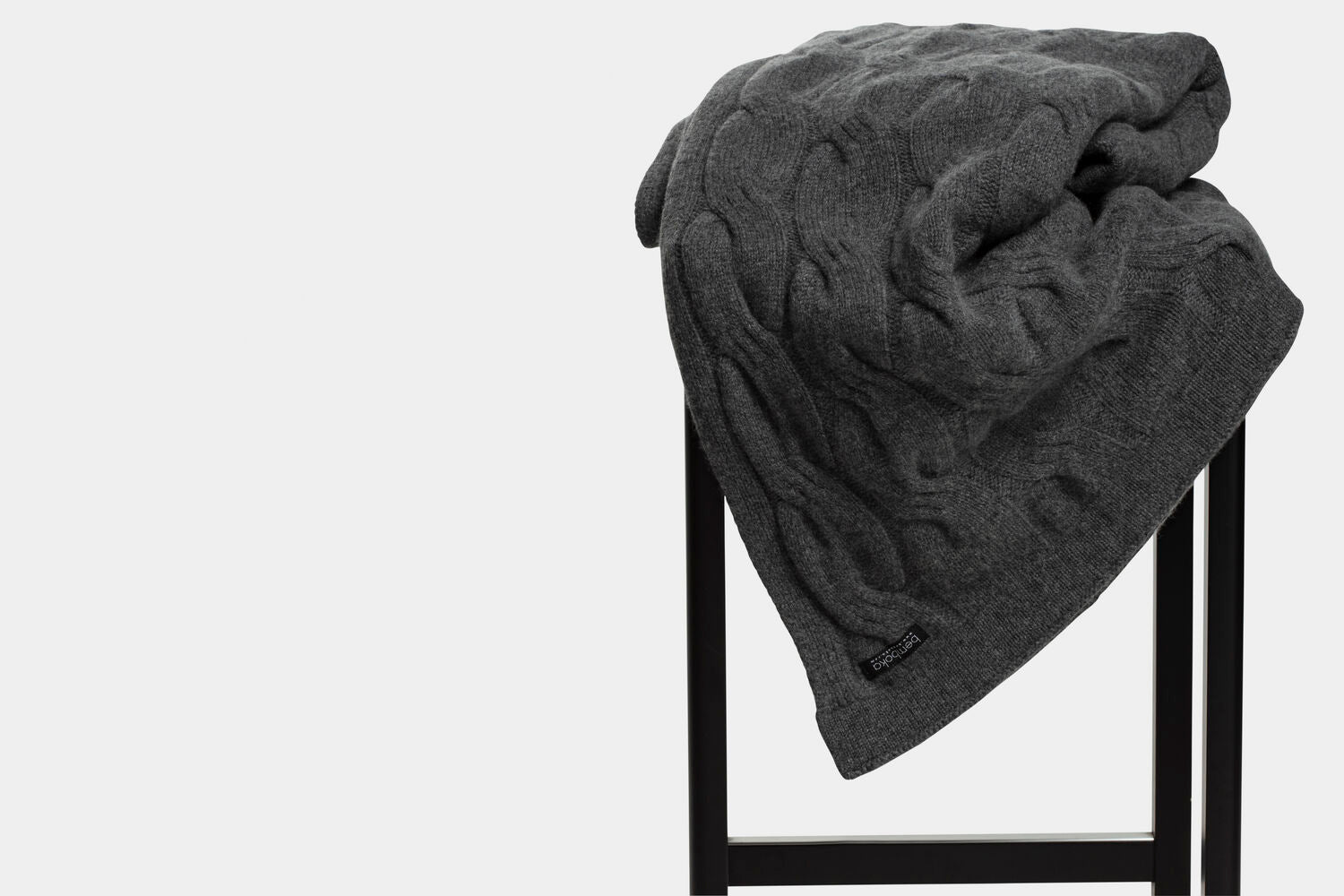 Chunky Cable Italian Cashmere Throws By bemboka Artifex Interiors