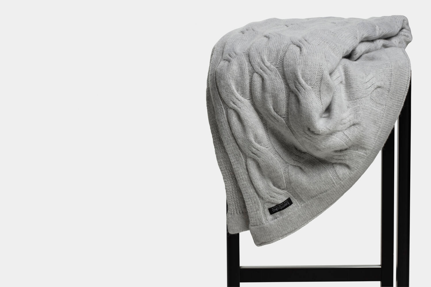 Chunky Cable Italian Cashmere Throws By bemboka Artifex Interiors