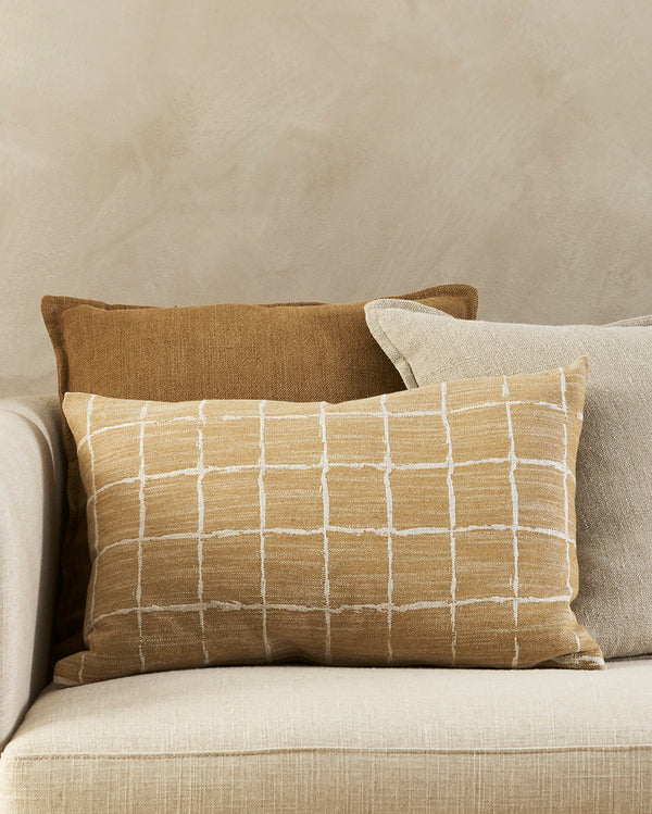 Johnson Ochre Cushion | BAYA