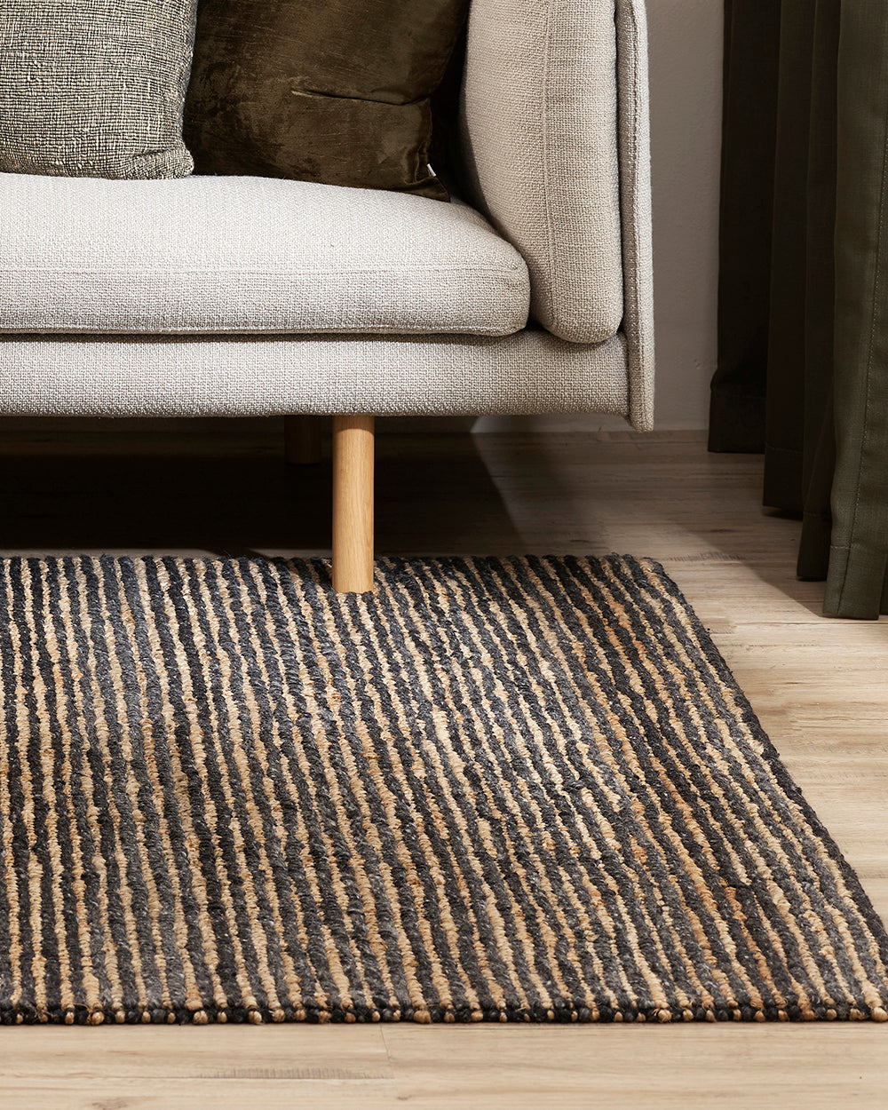 Lima Floor Rug Charcoal - Artifex