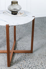 Markham Side Table - Marble top | By Artifex