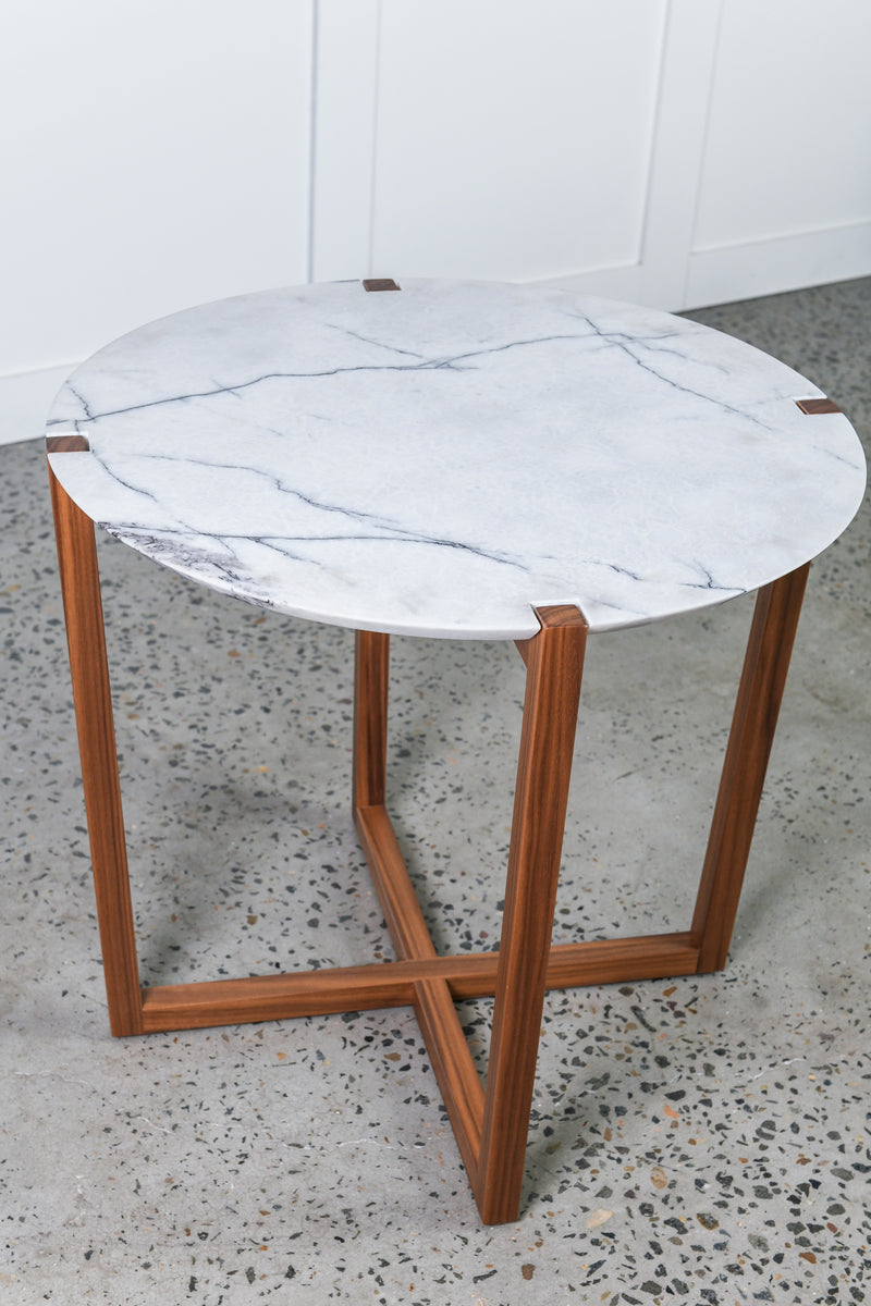 Markham Side Table - Marble top | By Artifex