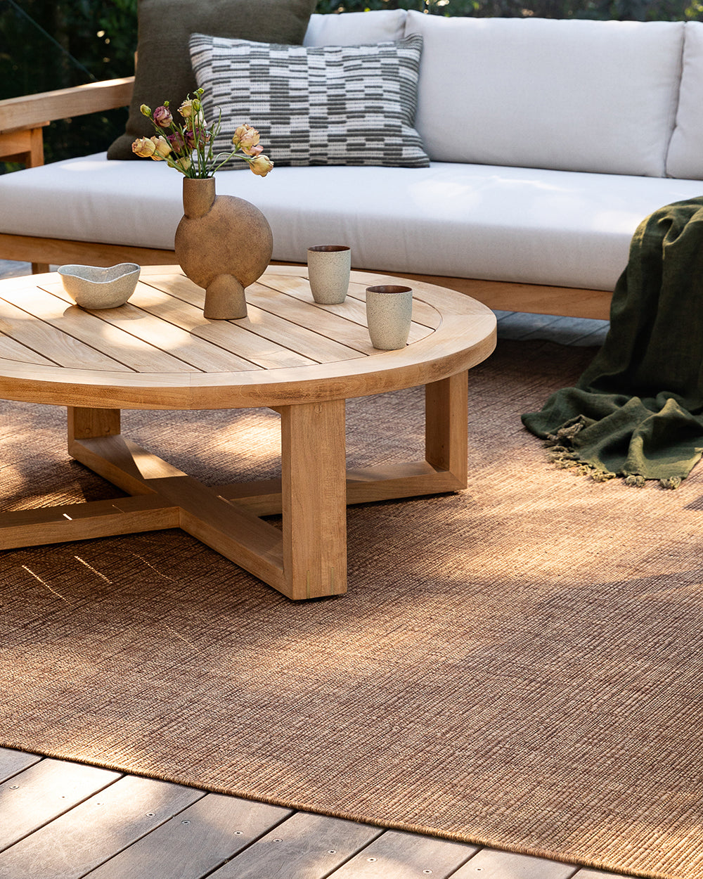 Noumea Rug Teak - Artifex