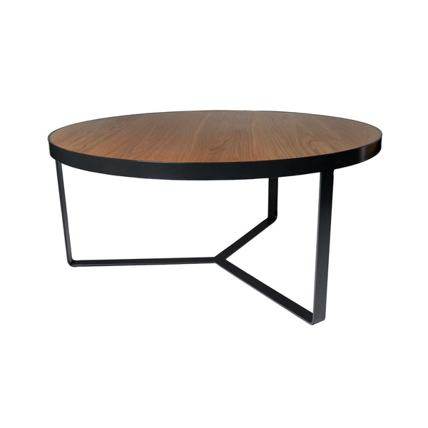 Iroko Coffee Table - Timber Top | By Artifex