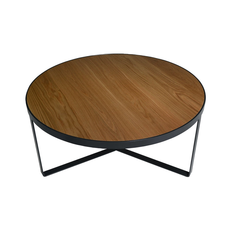 Iroko Coffee Table - Timber Top | By Artifex