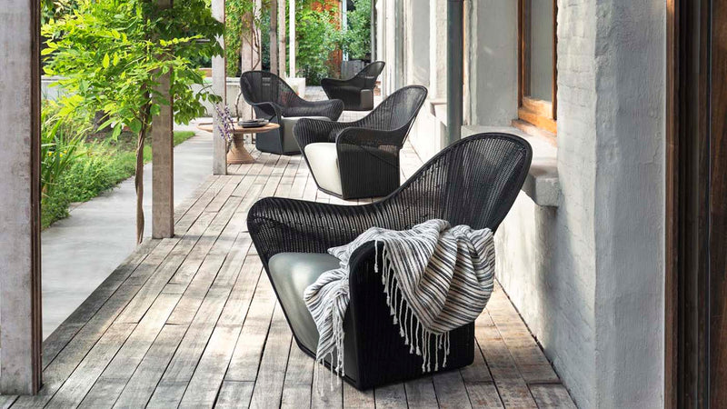 Manta Outdoor Lounge Chair – Black | By Feelgood Designs