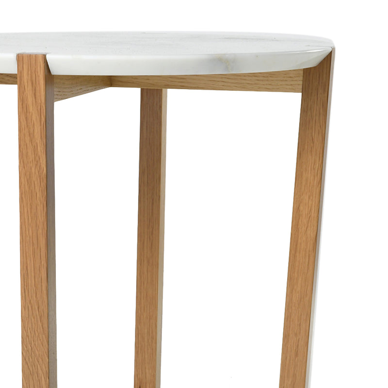 Markham Side Table - Marble top | By Artifex
