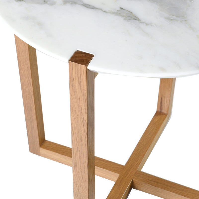 Markham Side Table - Marble top | By Artifex